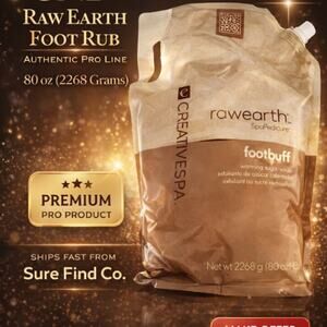 CND Raw Earth Foot Rub  Authentic Pro Line Authentic  80 oz (2268 Grams)